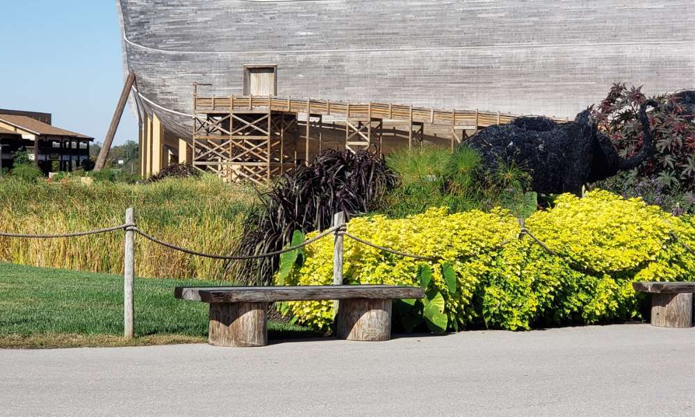 Visitors enjoying a family-friendly experience at Noah’s Ark Encounter Kentucky surrounded by biblical history and exhibits