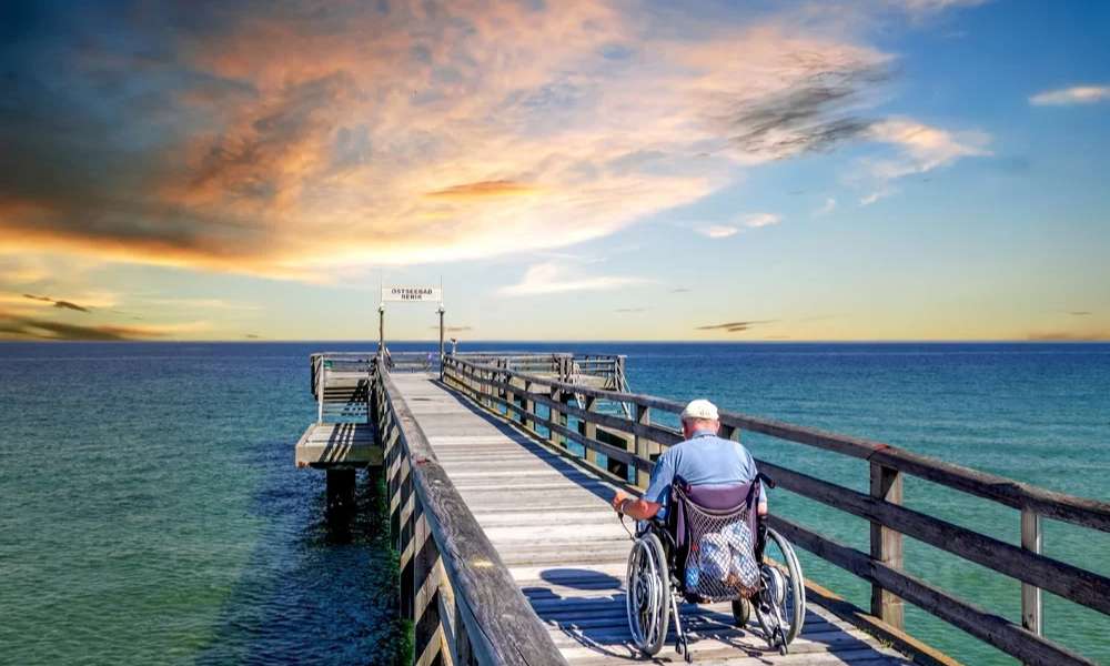 Family support during a trip involving mobility challenges