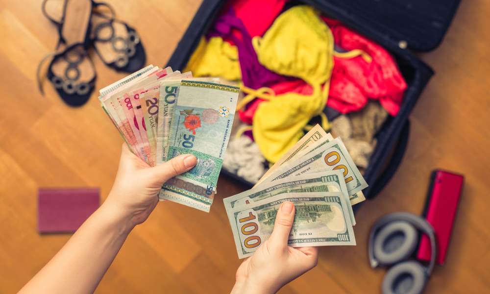 Budget-conscious travelers exploring scenic locations while maximizing their travel experience through budget-friendly travel planning.