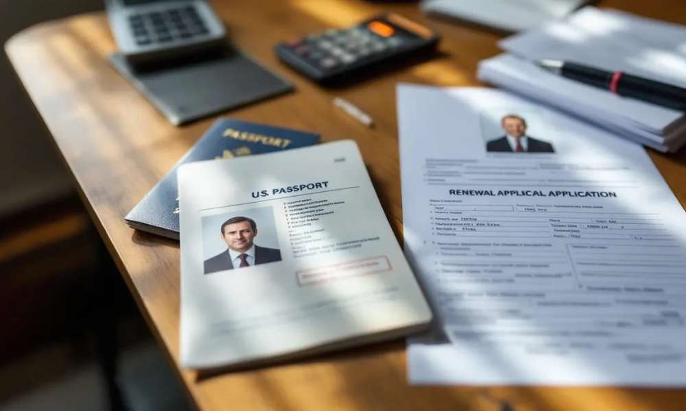 Travel Passport Guide explaining the passport renewal process, documents, and application requirements