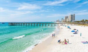 Panama City Beach travel guide featuring beautiful beaches, clear Gulf water, and relaxing coastal views